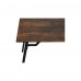 4-Piece Dining Table Set with 2 Chairs & Bench Rustic Wood Tabletop, Metal Frame, Padded Seats Space-Saving Kitchen Dining Set for Apartment, Condo, Small Spaces – Brown 4-Piece Dining Table Set with 2 Chairs & Bench Rustic Wood Tabletop, Metal Frame, Padded Seats Space-Saving Kitchen Dining Set for Apartment, Condo, Small Spaces – Brown